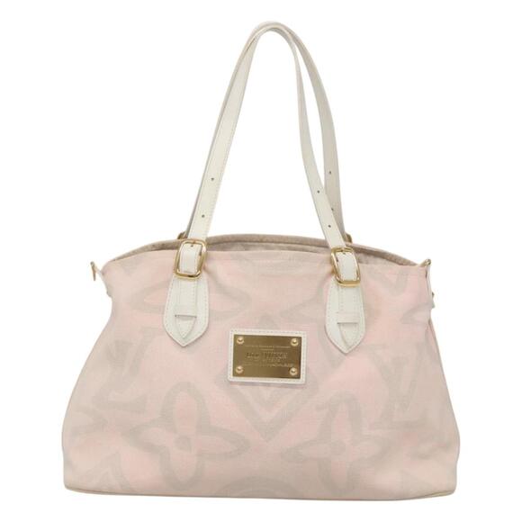 LOUIS VUITTON Cruise Line Tai Sienne PM Bag Canvas Pink M95672 - Picture 13 of 16